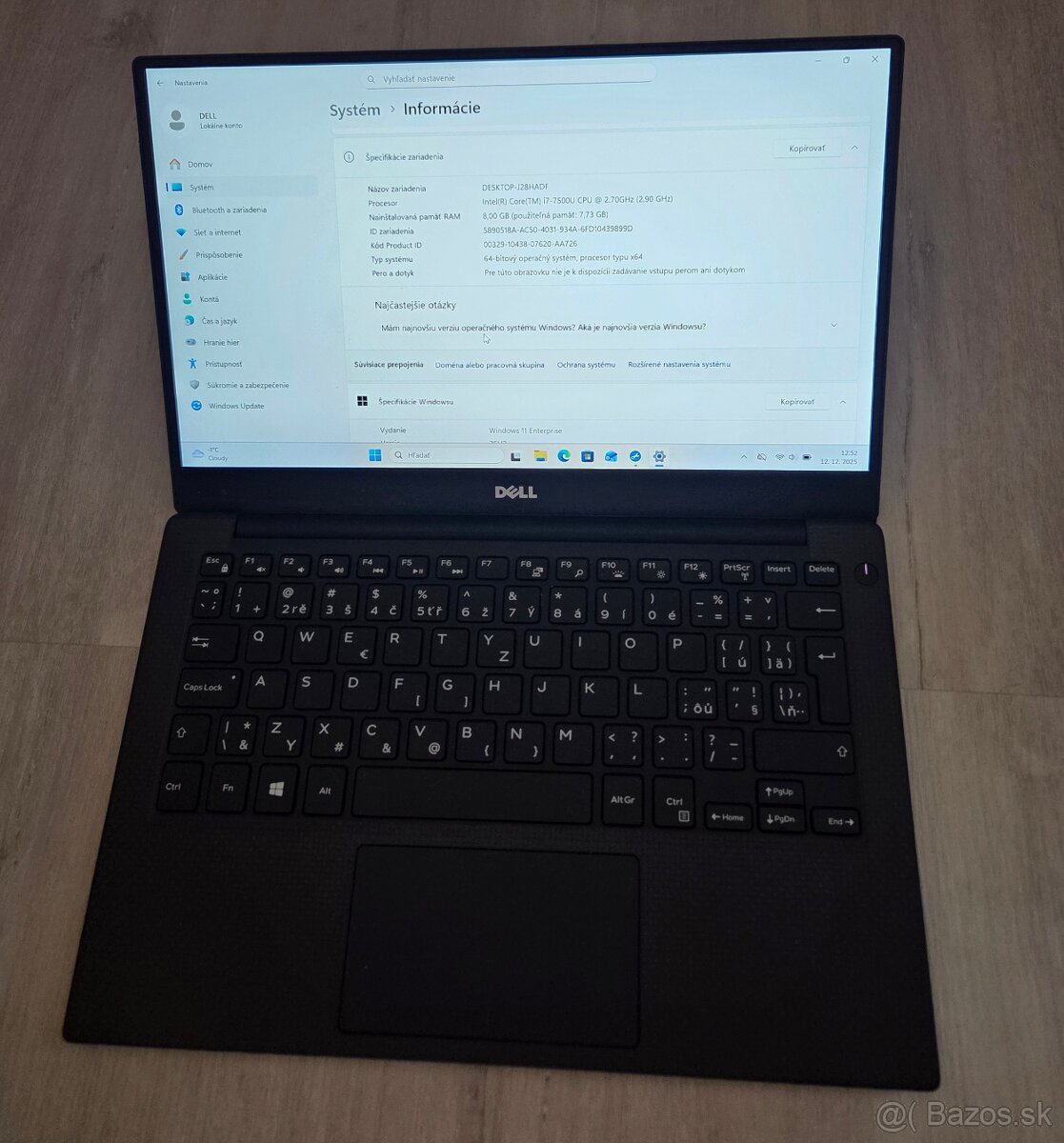 Dell XPS 13 + dokovacia stanica WD19