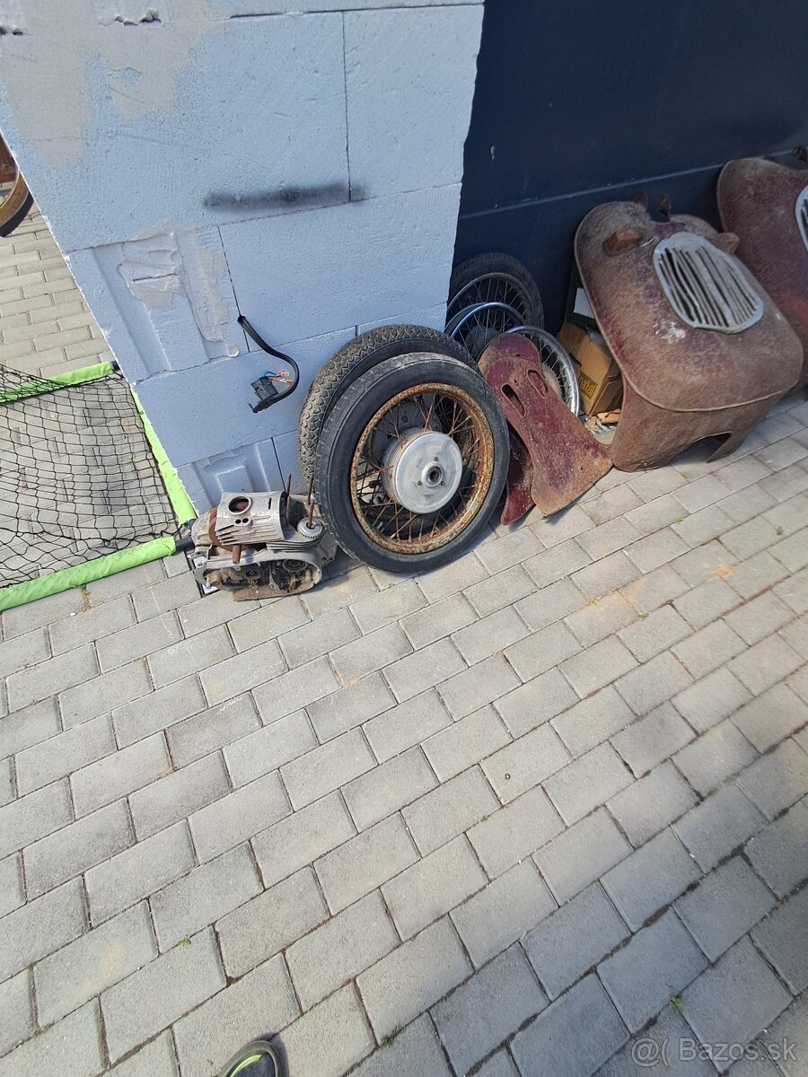 Jawa CZ diely motor