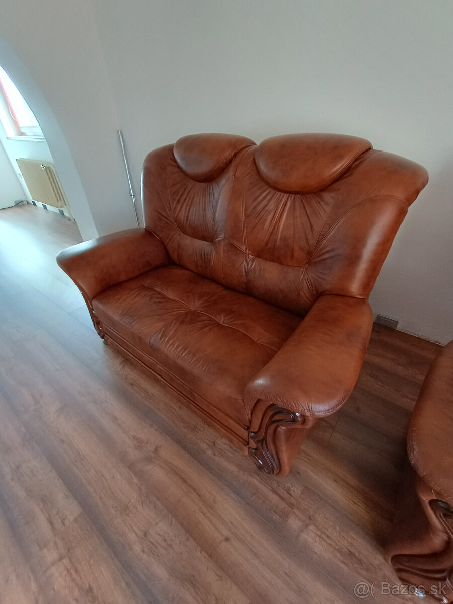 Kožená sedacia súprava