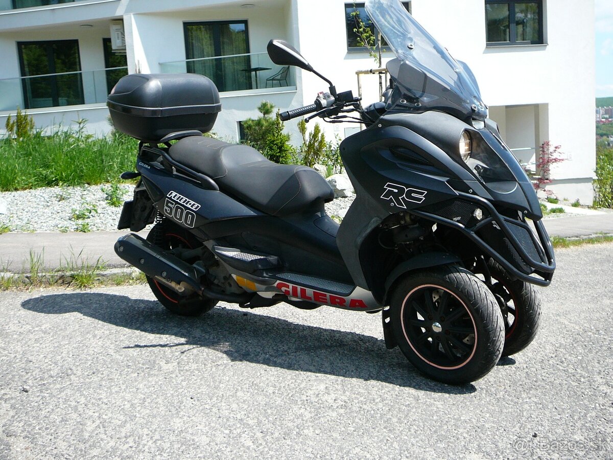 Gilera Fuoco 500 – výkonný trojkolesový skúter
