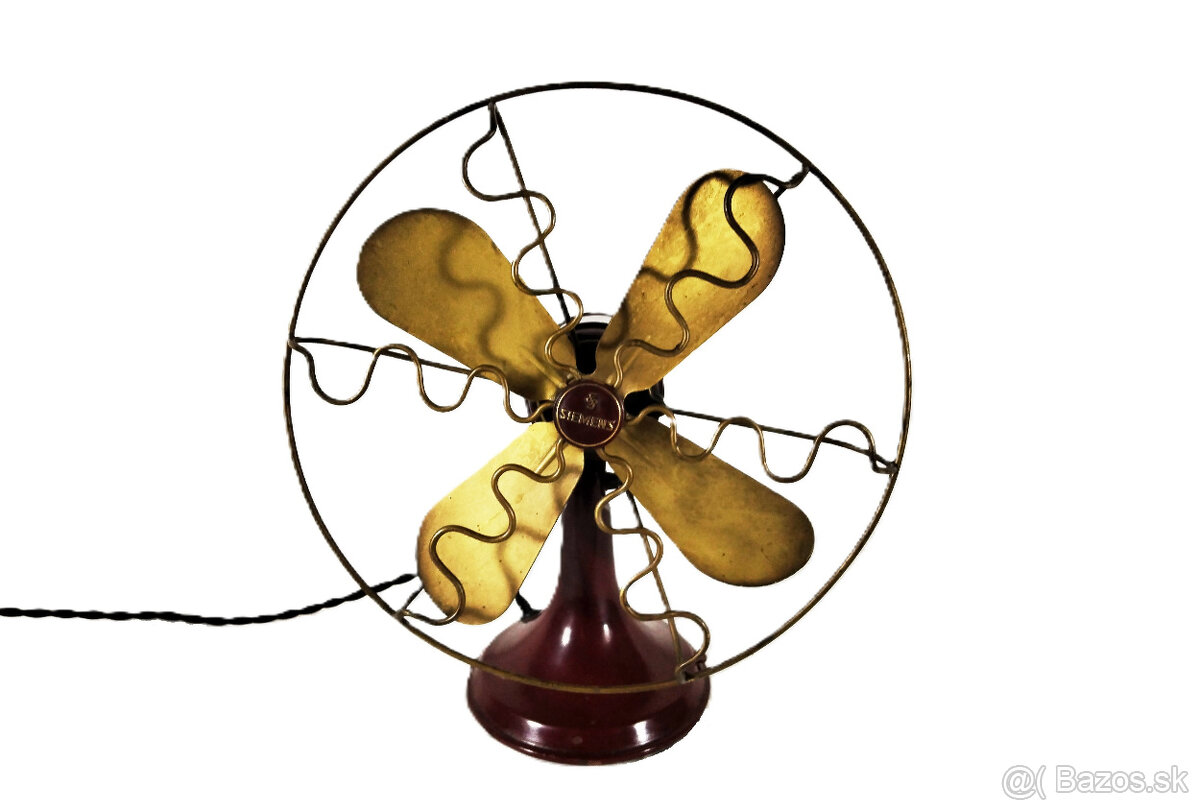 starožitný ventilátor Siemens