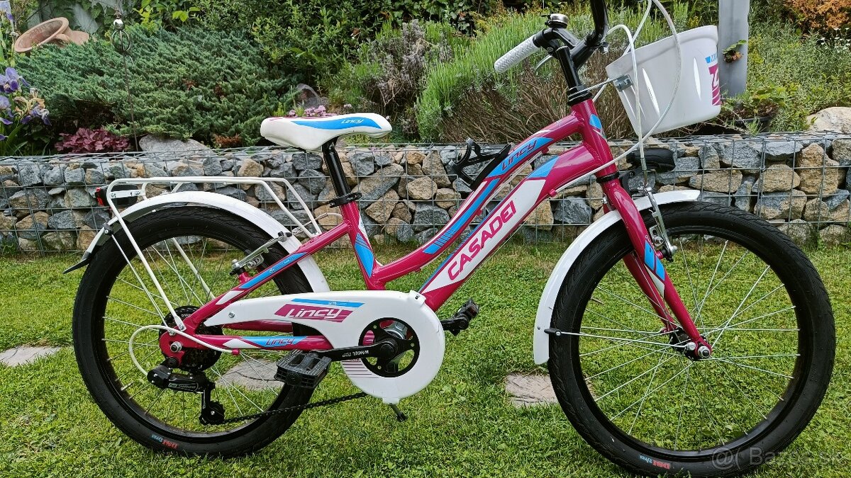 Detský dievčenský bicykel