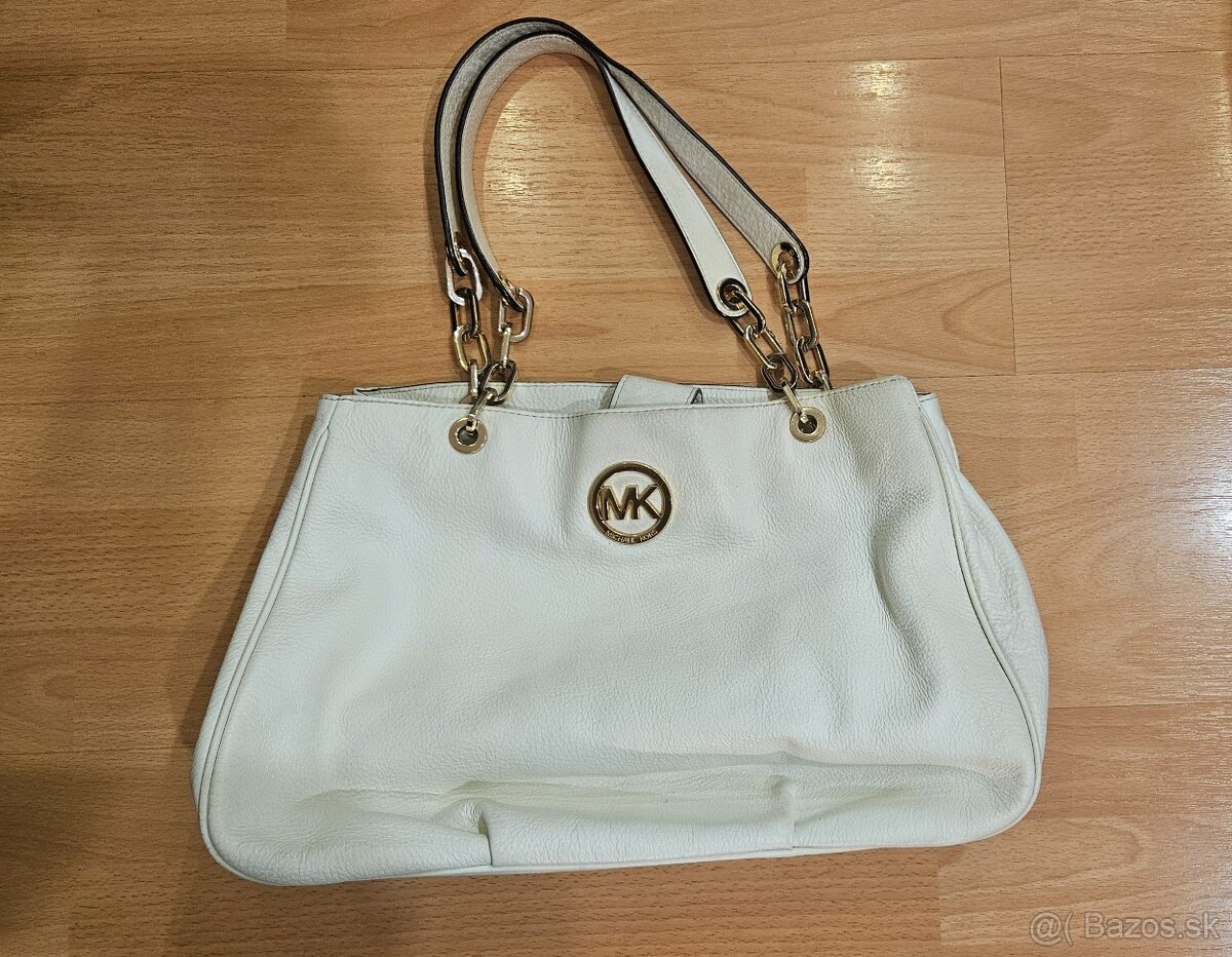 Michael Kors - biela vačšia kabelka