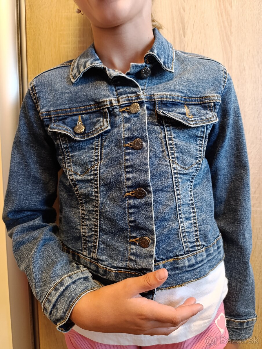 Riflova bunda velkost 128 dievca