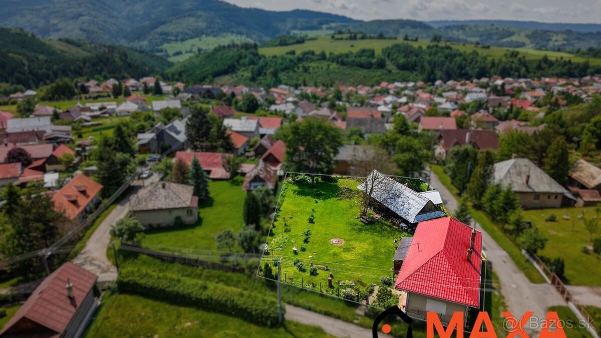 Rodinný dom - rekreačná chalupa v obci Braväcovo