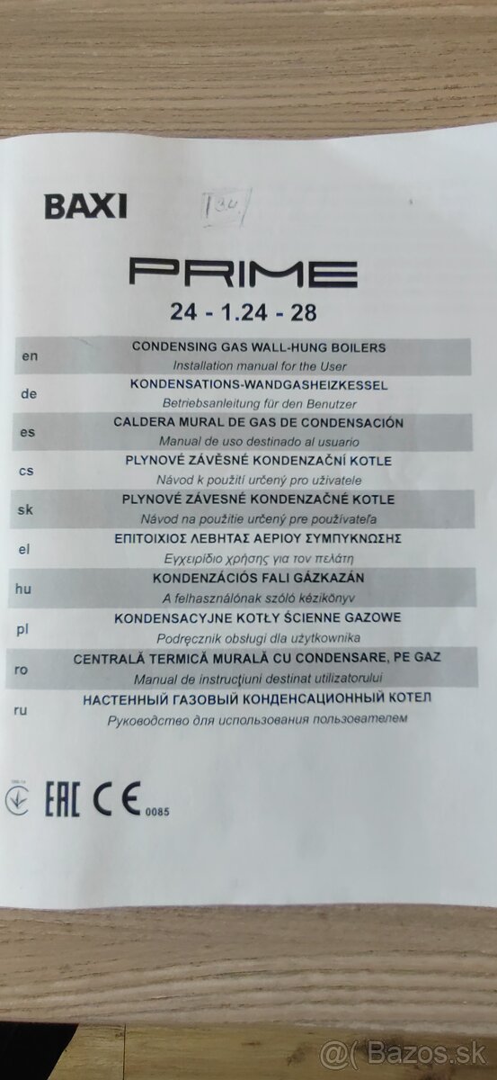 Plynový kotol BAXI