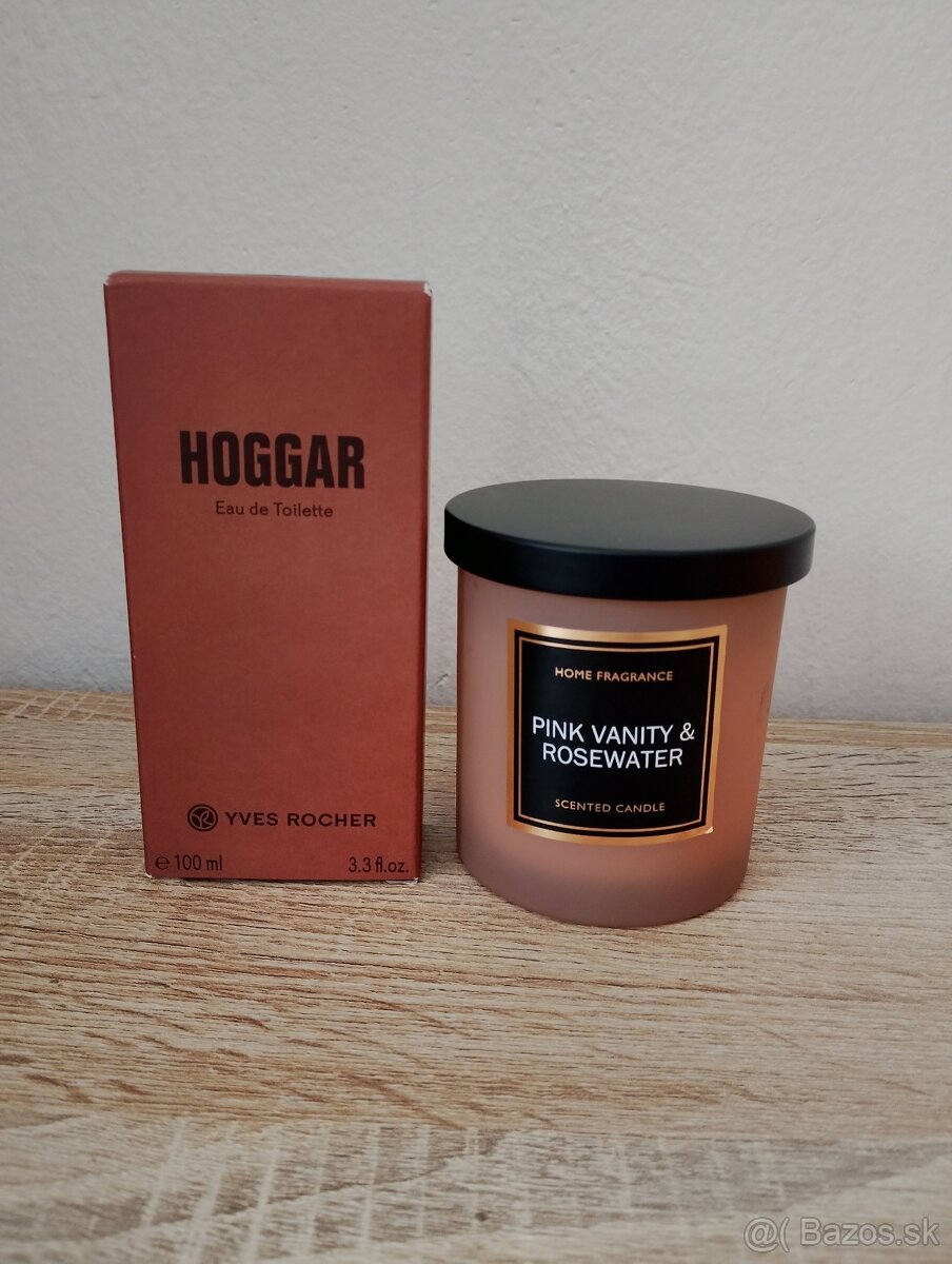 Pánska vôňa Hoggar a sviečka