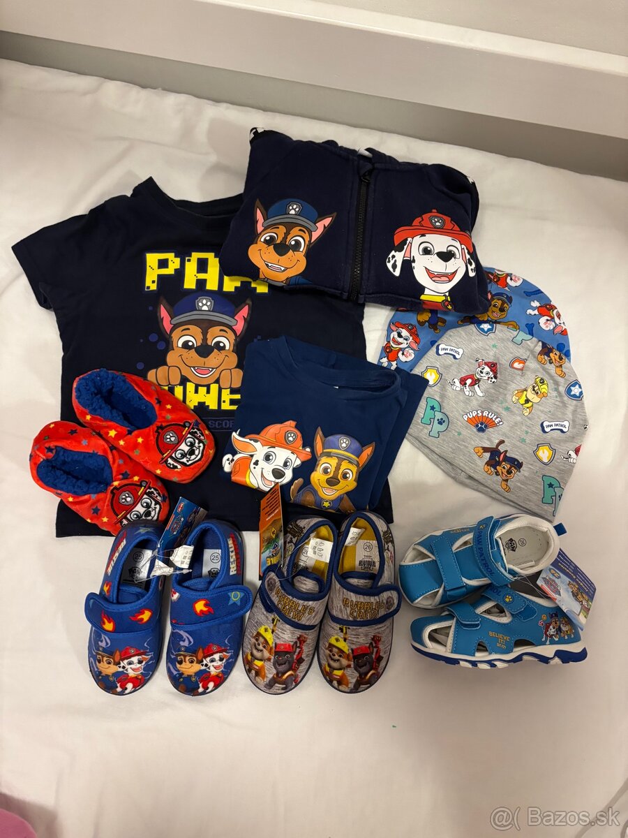 Oblečenie a obuv labková patrola