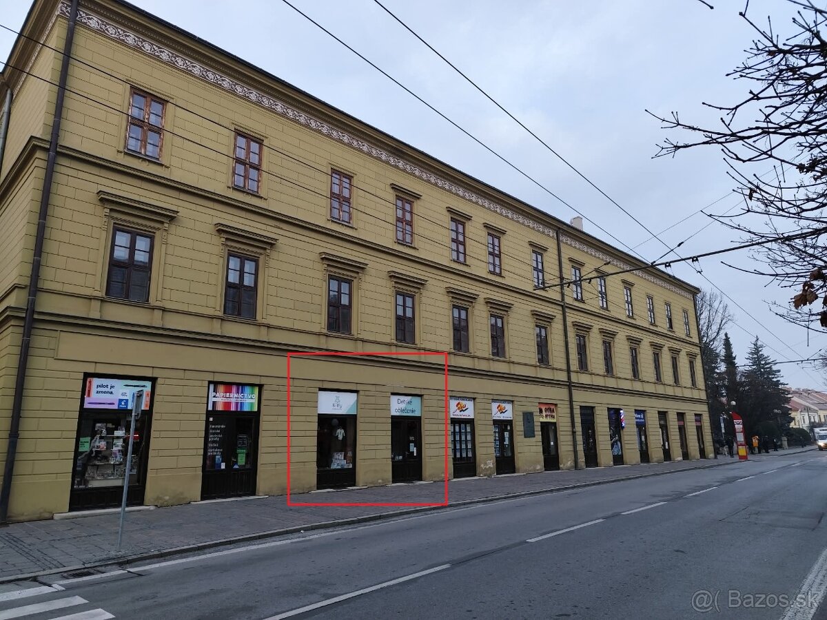 Na prenájom obchodný priestor na Trojici v Prešove