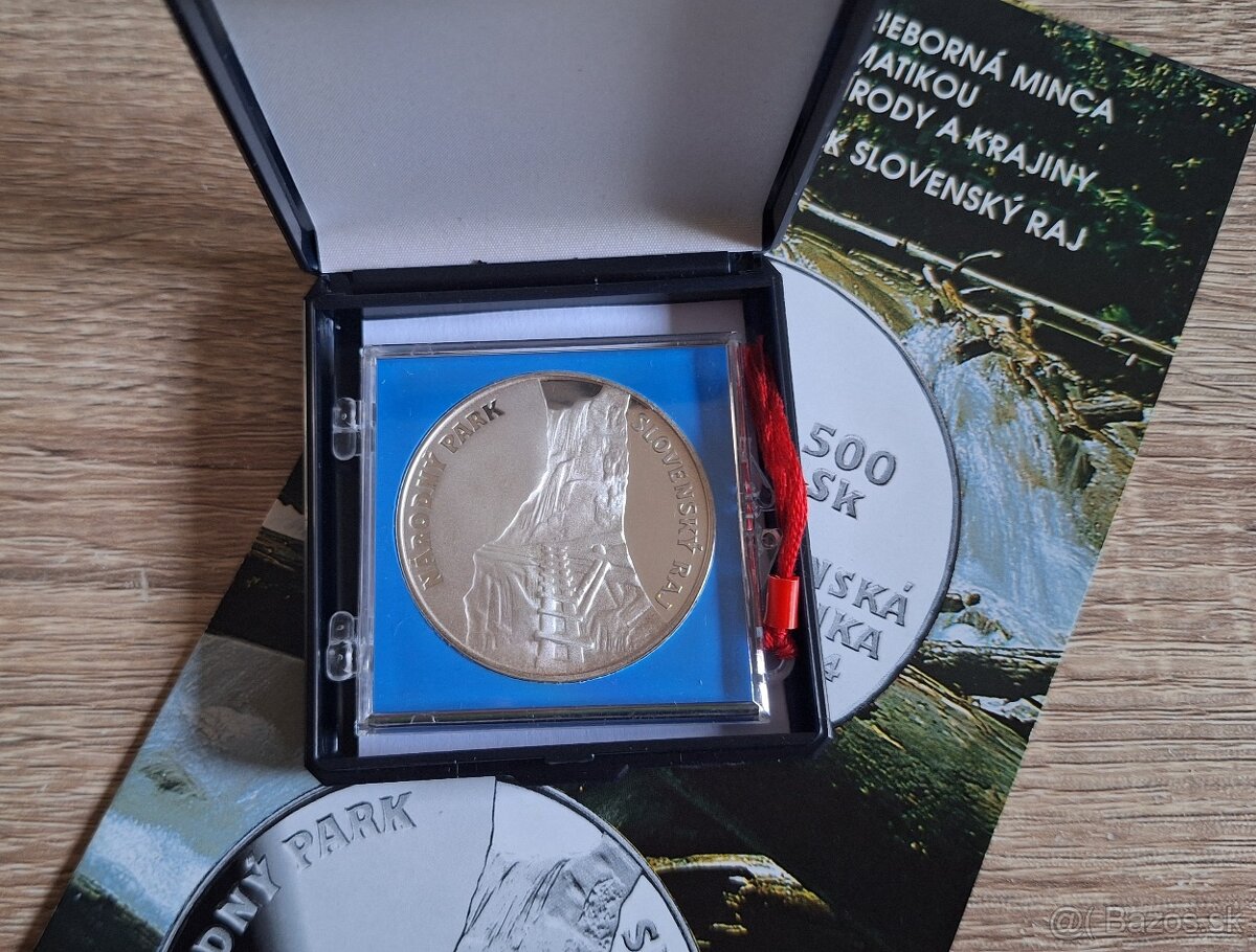 500 sk 1994 NP Slovensky raj Proof