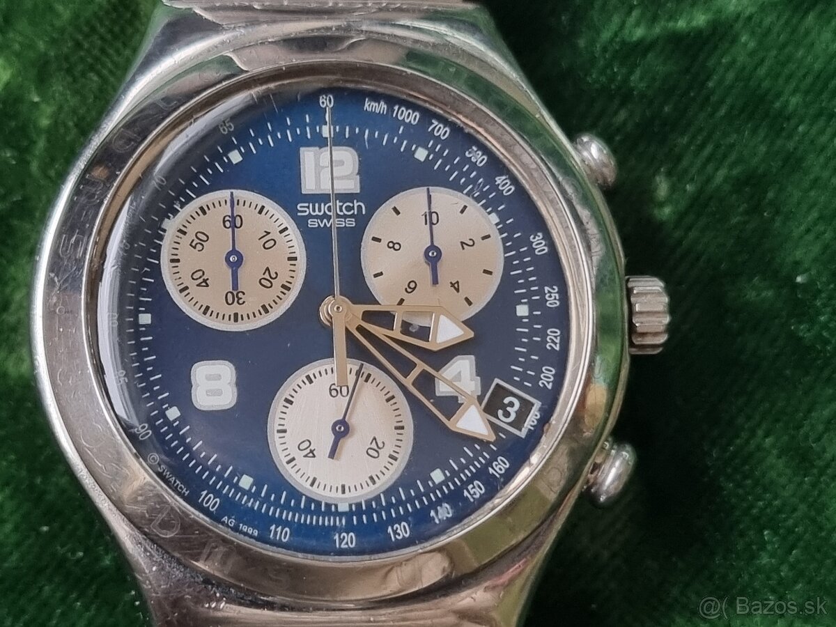Náramkové hodinky,swatch chronograf.