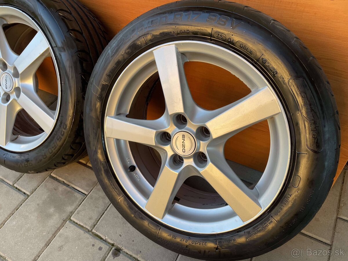 SEAT SKODA VW 5x112 7jx17 ET 38 225 50 R17 letné
