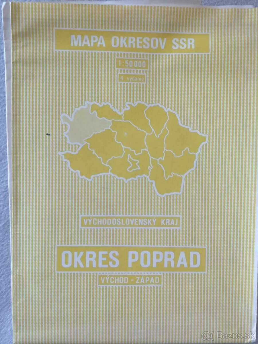 3 Mapy okres Poprad 1969-1984-1989