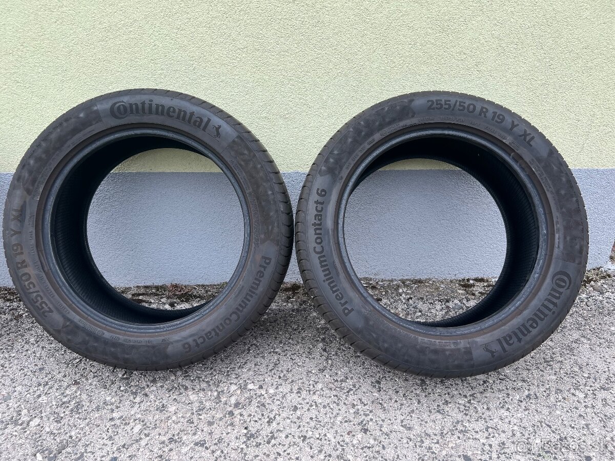 Letné pneumatiky 255/50 R19
