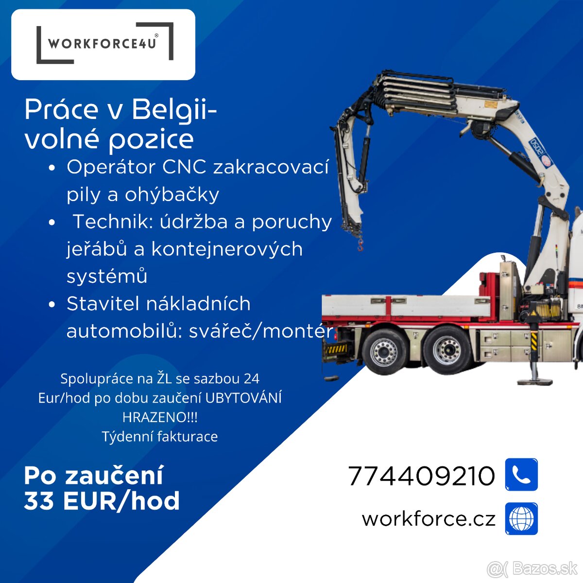 SVÁŘEČ/MONTÉR NÁSTAVEB NÁKLADNÍCH AUTOMOBILŮ BELGIE