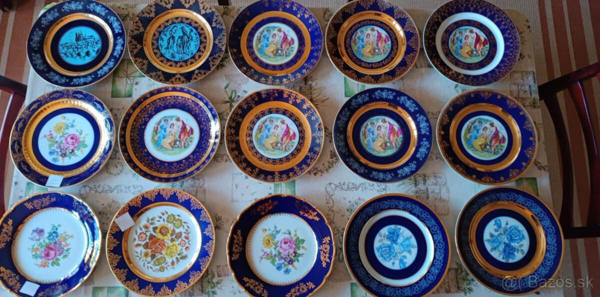 Retro ozdobné taniere