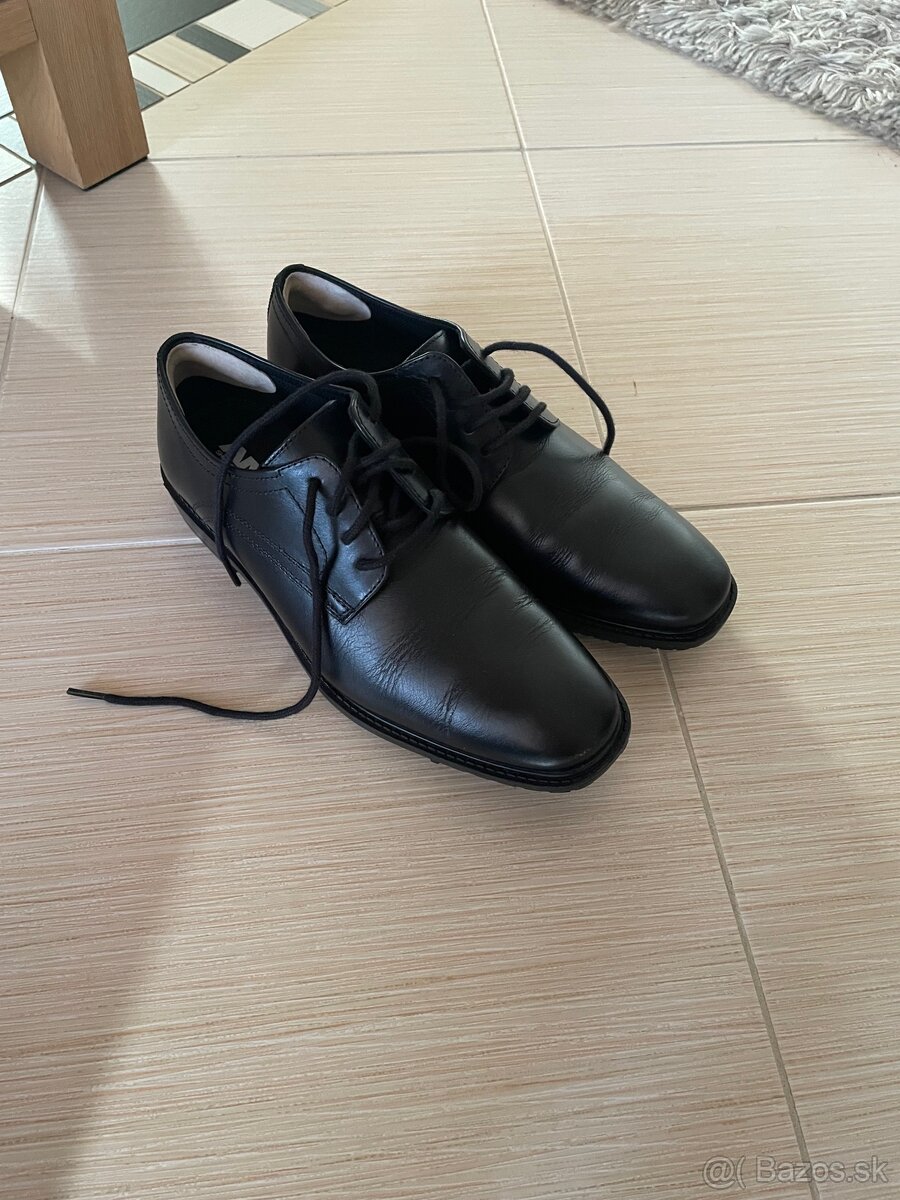 kožené topánky č.38