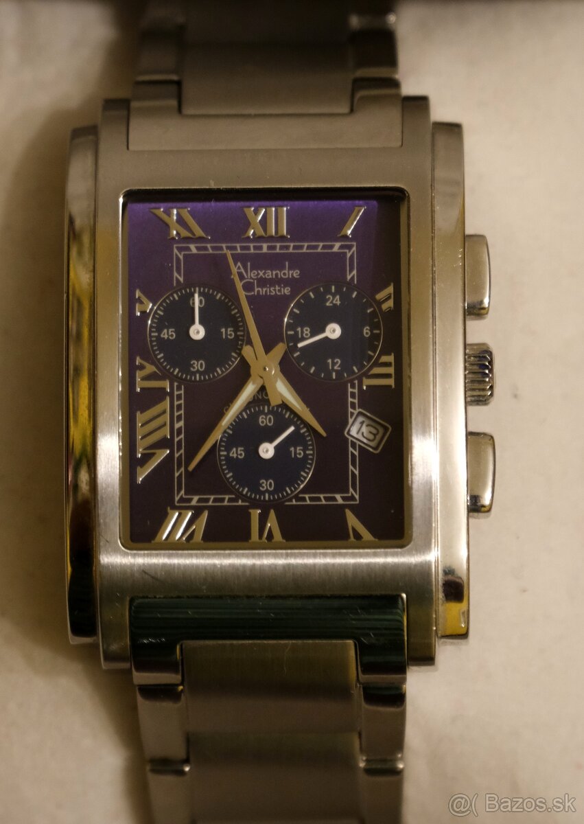 Chronografické hodinky Alexandre Christie