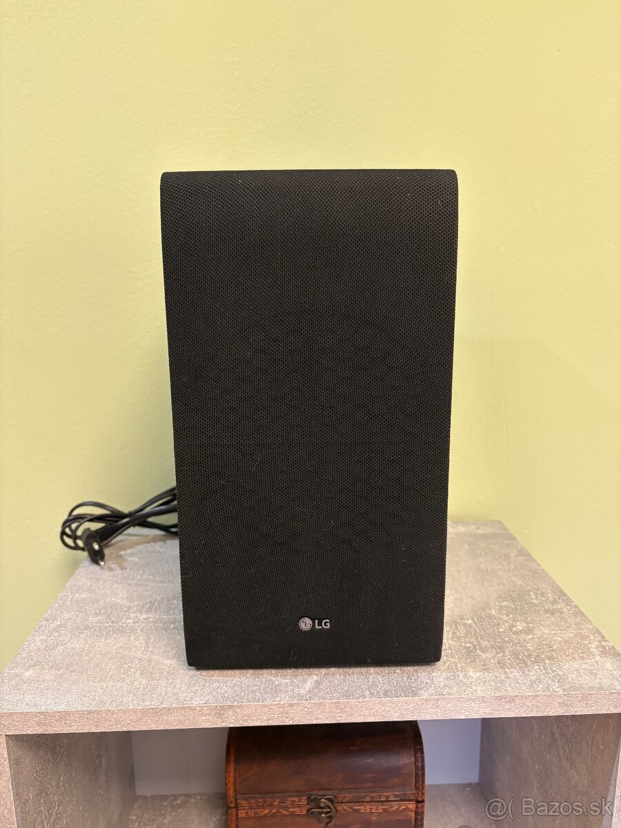 LG SPJ4B-W Wireless Subwoofer + Soundbar – černý, funkční