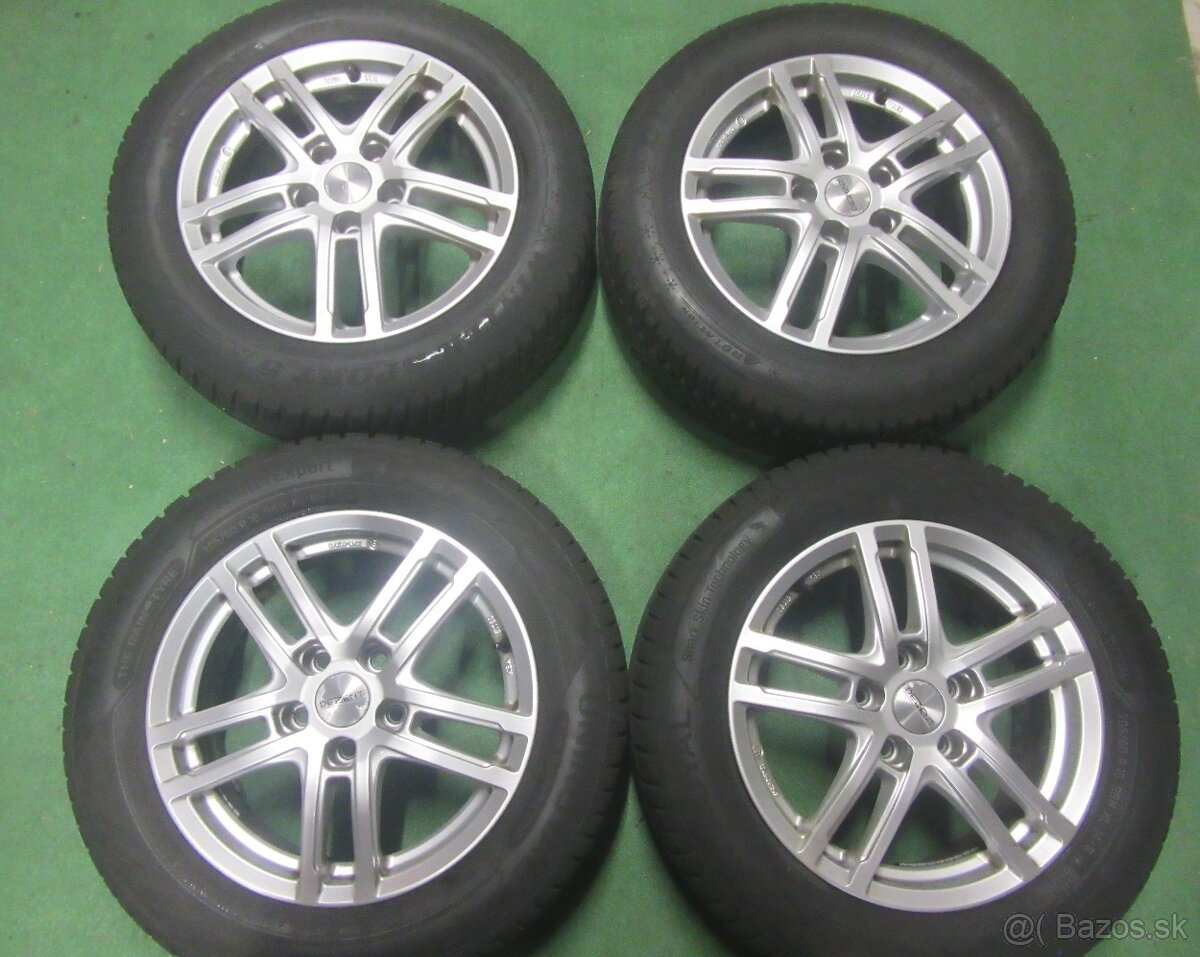 R16 Zimná sada DEZENT rozteč 5x112 205/60R16 dunlop