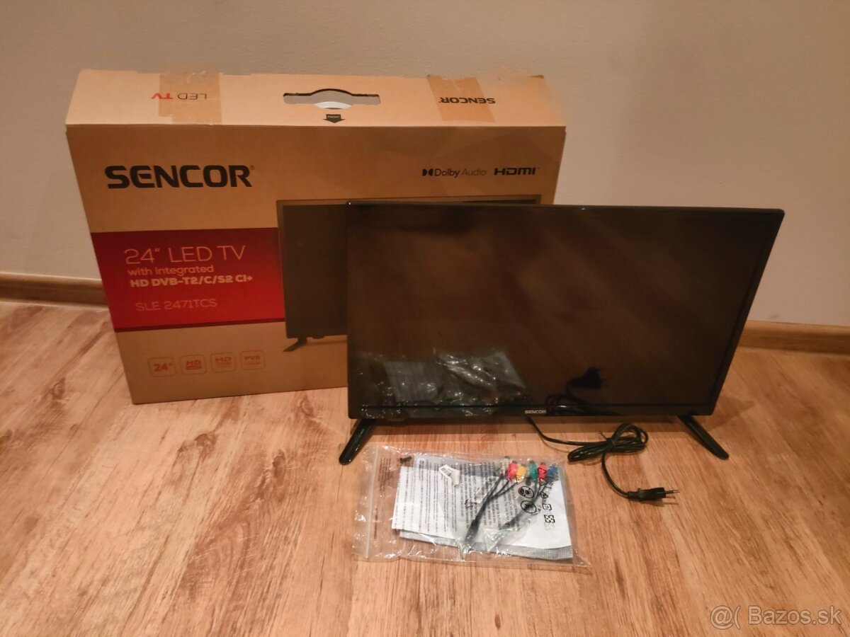 Televízor LCD Sencor SLE 2471TCS - ako nový