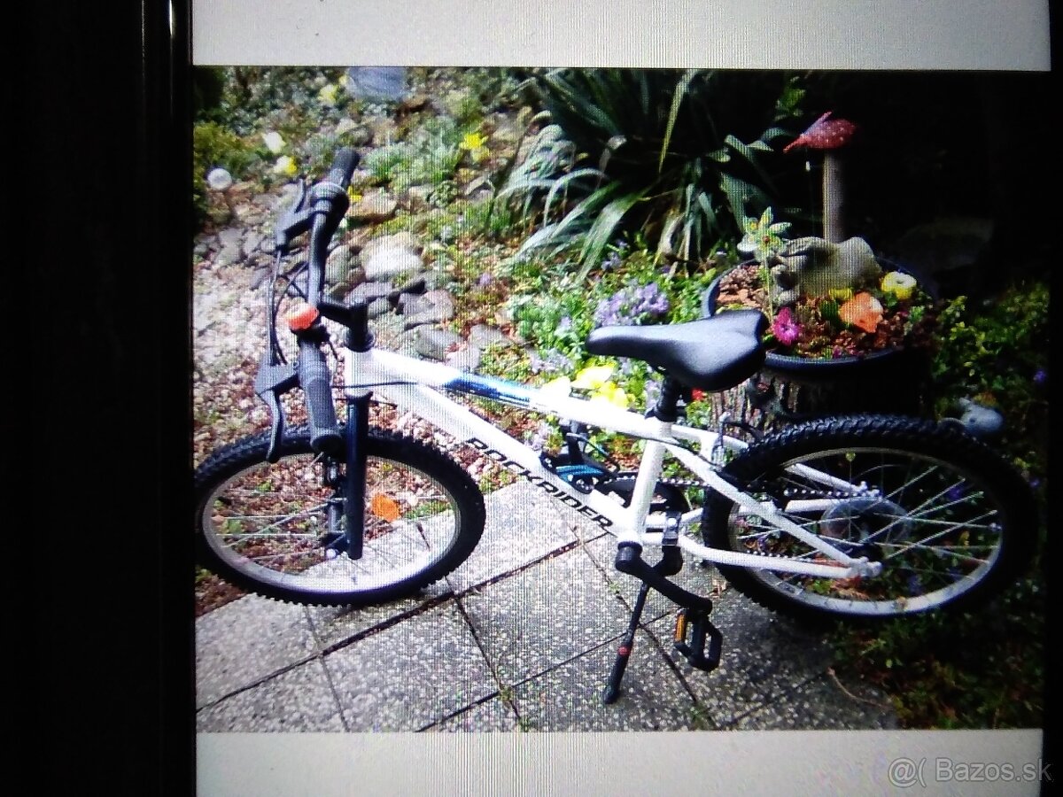 Bicykel RockRider biely +darcek