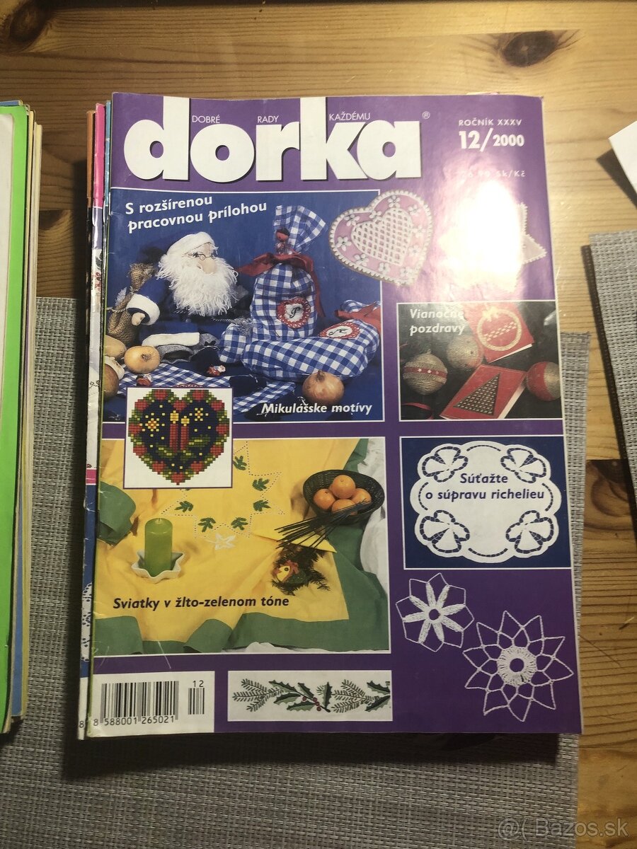 Časopisy Dorka, Vyšívanie
