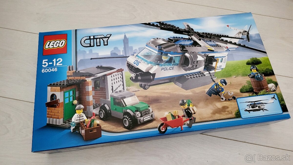 Predám veľké LEGO CITY 60046 - Policajnú helikoptéru