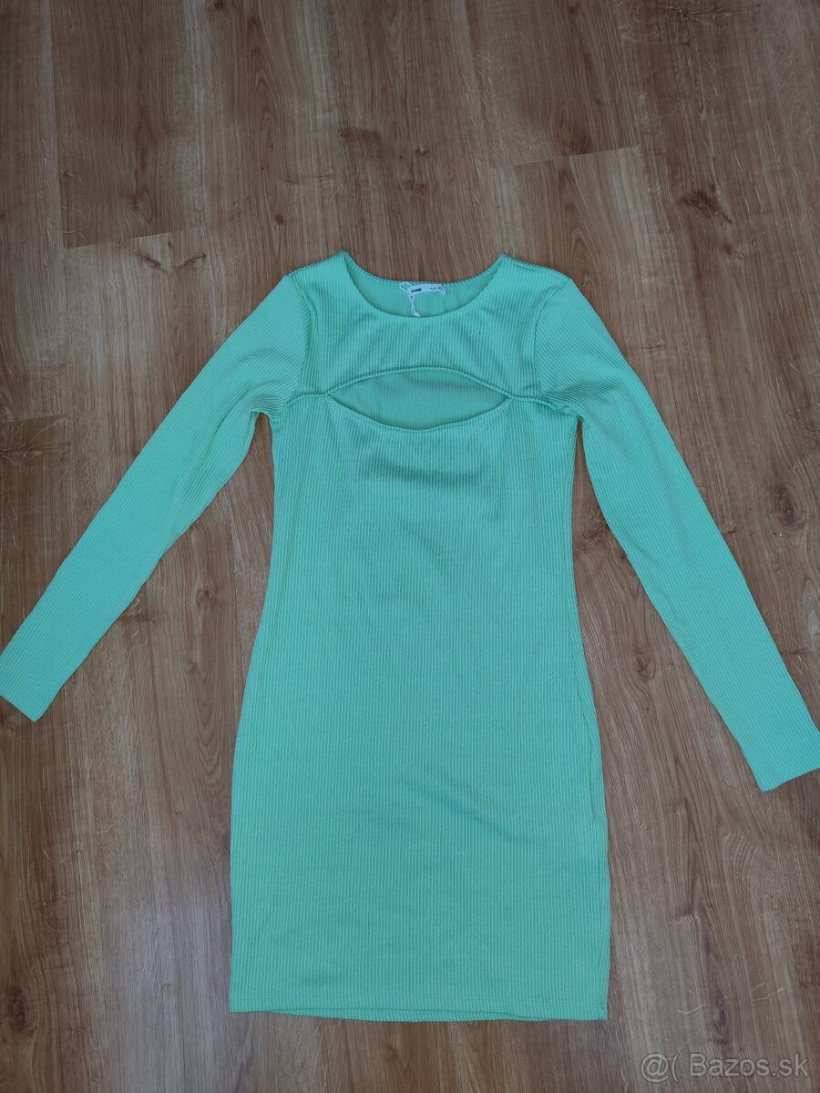 Sexy saty s prestrihom zelene nove