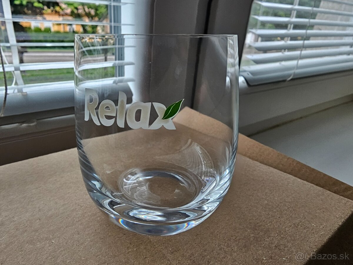 Relax sklenené pohare