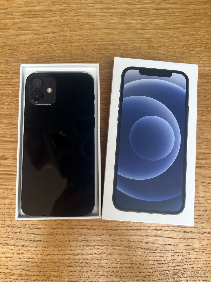 Predám iPhone 12 64GB. TOP stav, VOLNY