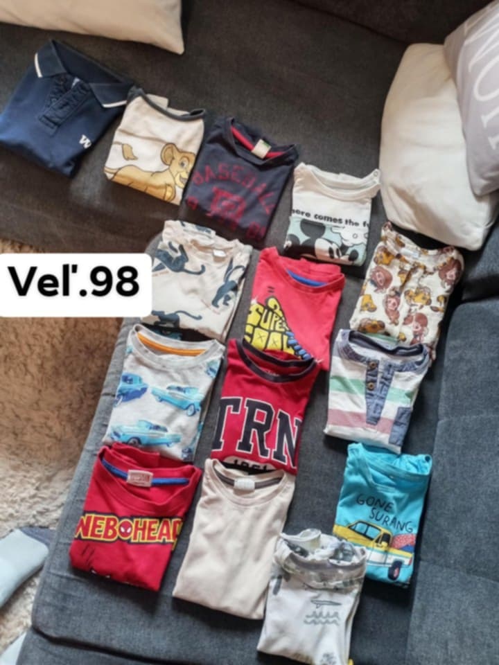 Balíček tričiek pre chlapčeka veľ.98