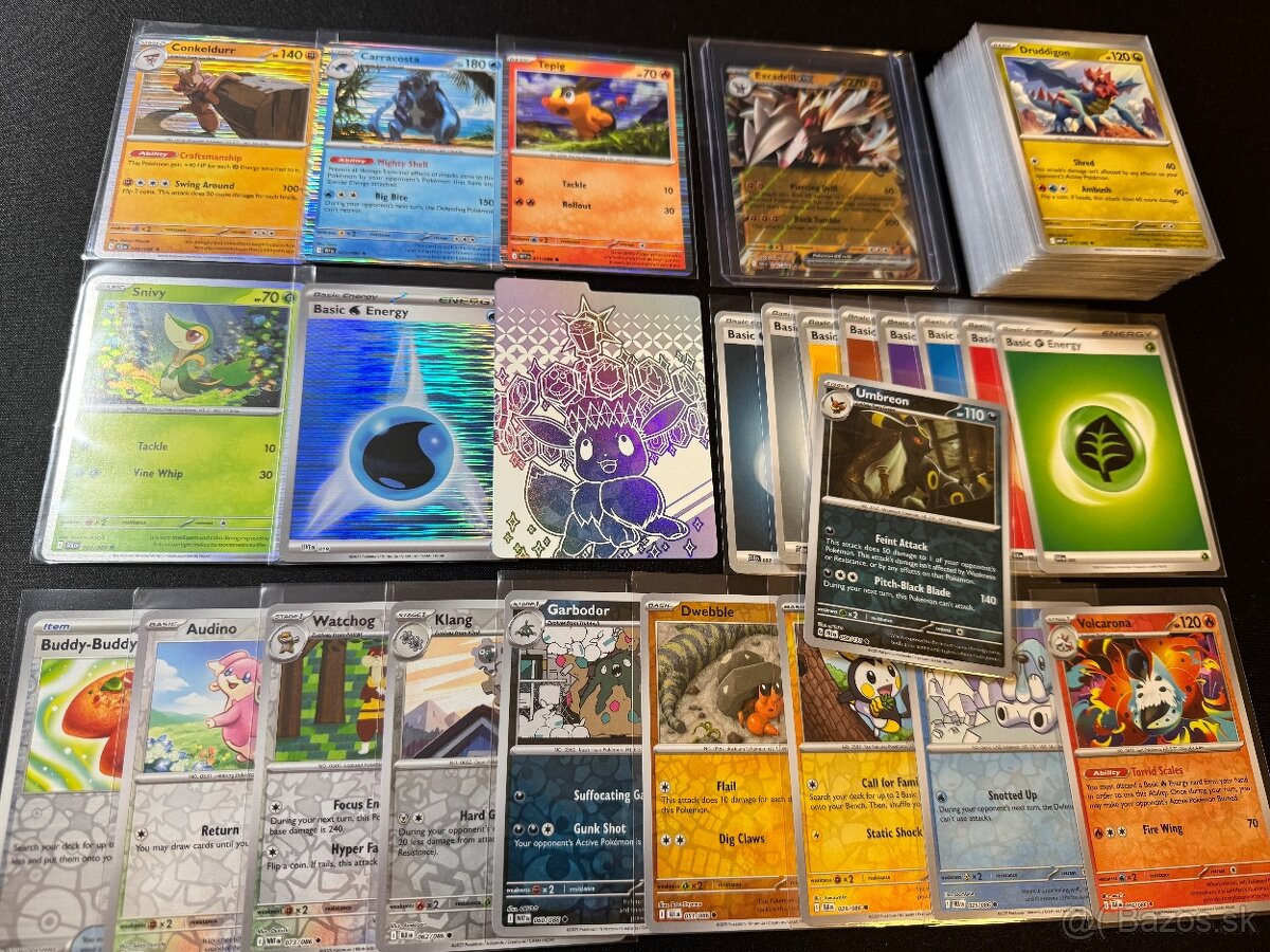 Pokemón MEGA balík D: 100ks kariet v obaloch s EX a darček