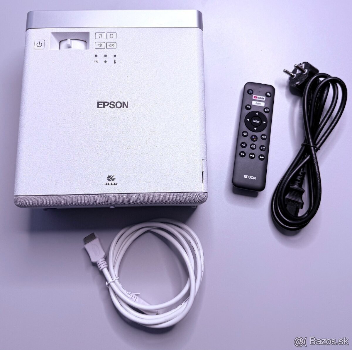 Epson EF-100W 3LCD laser- 0 z 20 000hod., 2,5m:1, 120Hz-nový