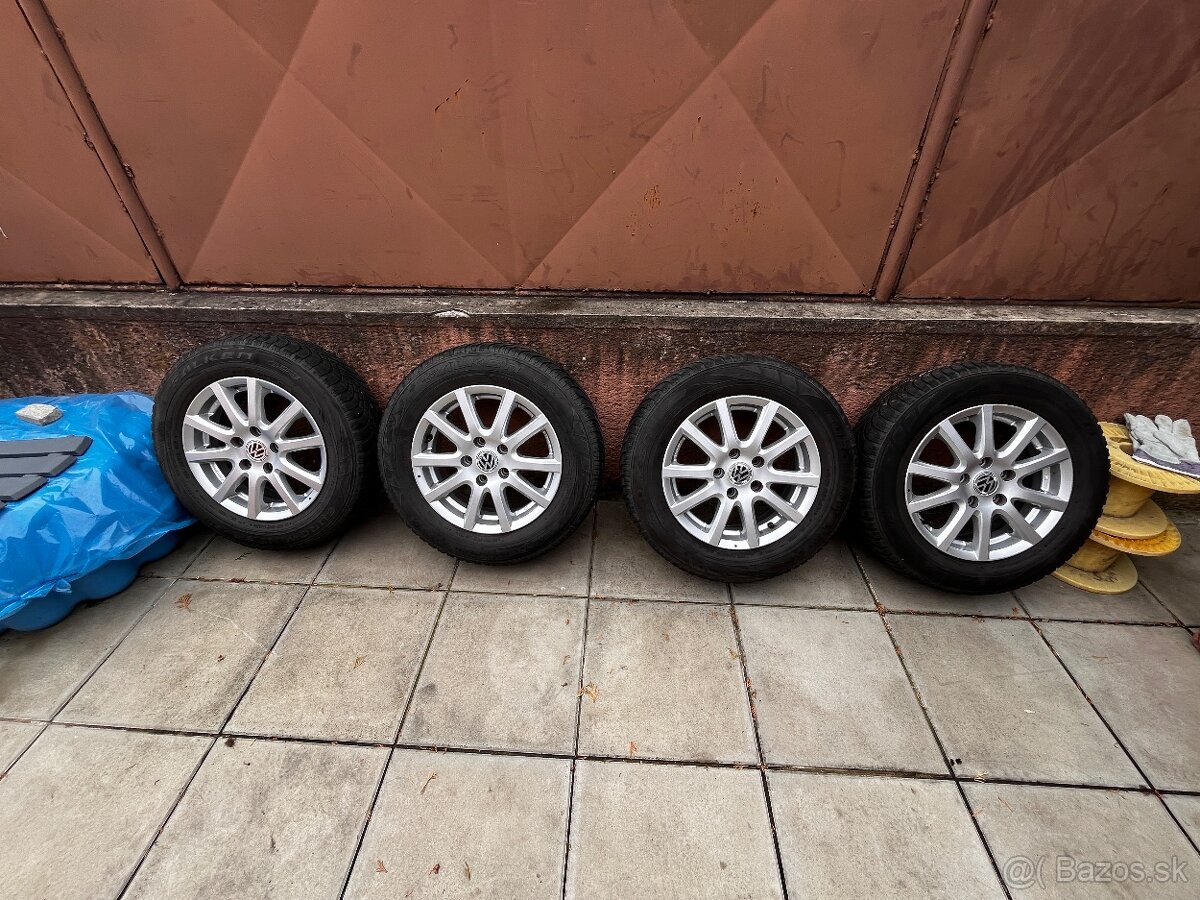 Originál VW 5x112 pneu Falken zimné 195/65 r15