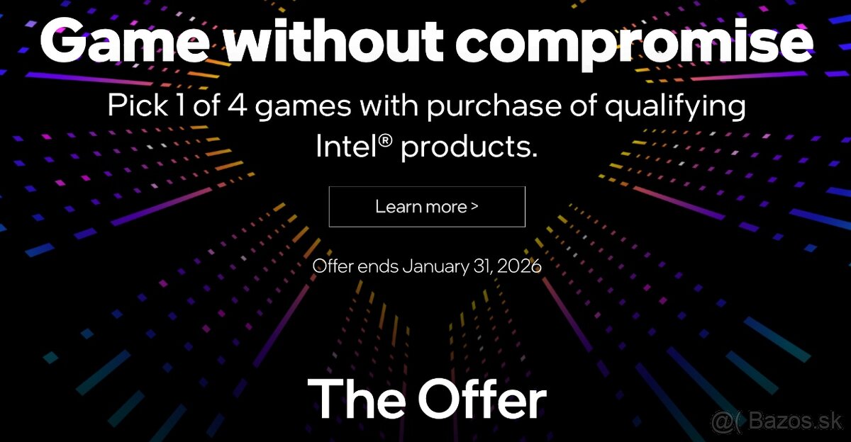 Intel Holiday Bundle (platí do 31.1.2026)