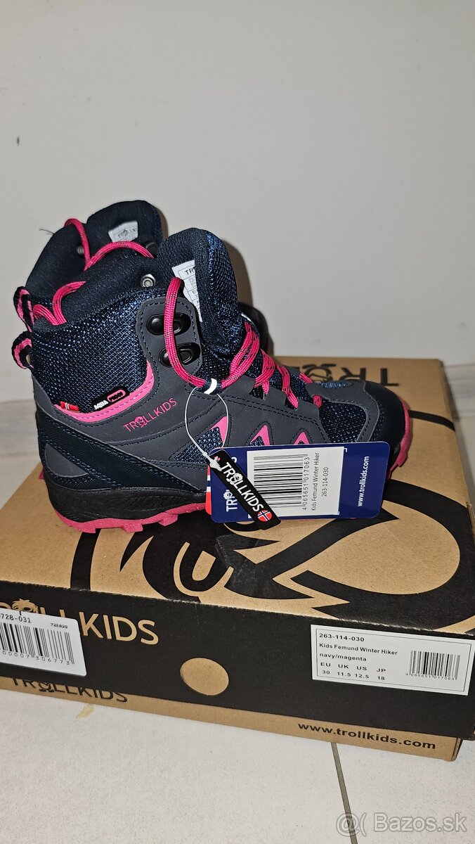 Trollkids femund winter detska obuv