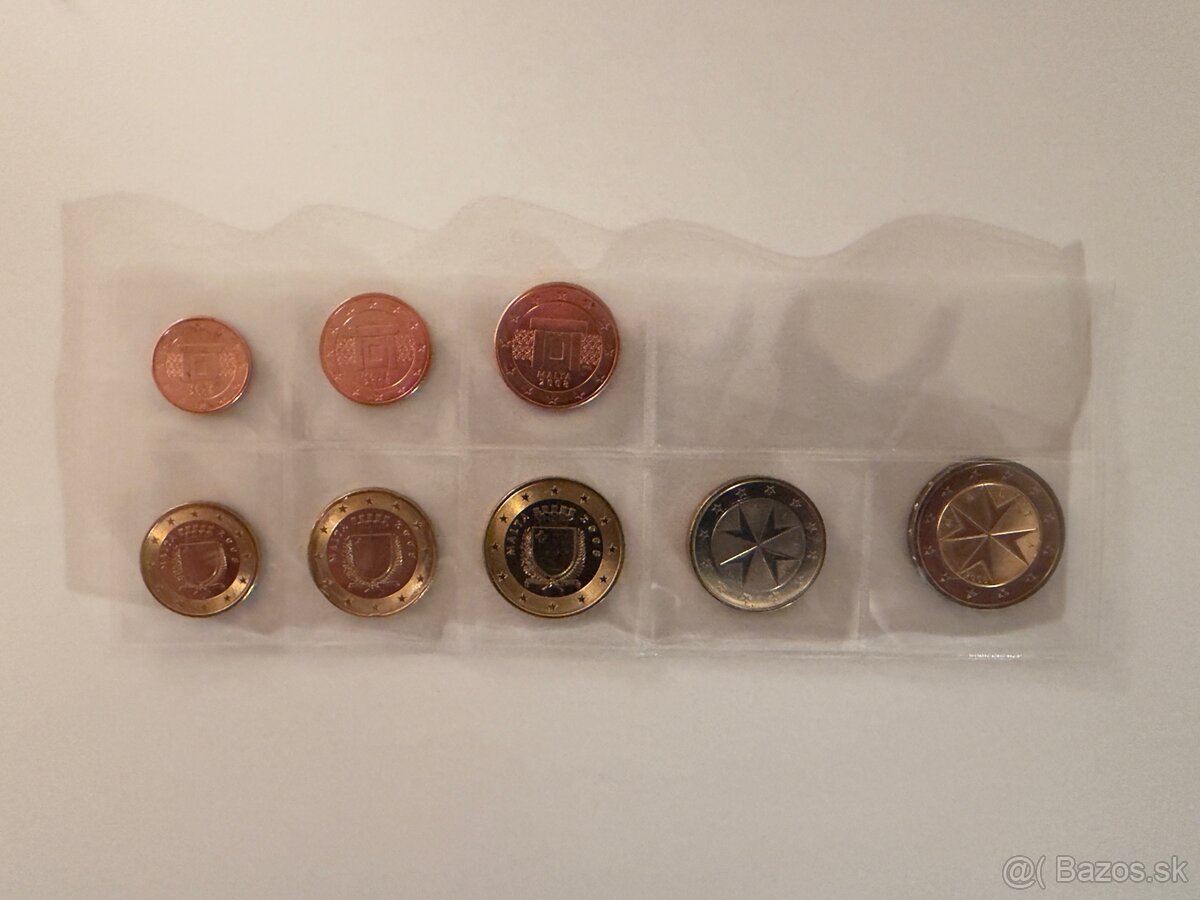 Sada euromincí Malta 2008 UNC