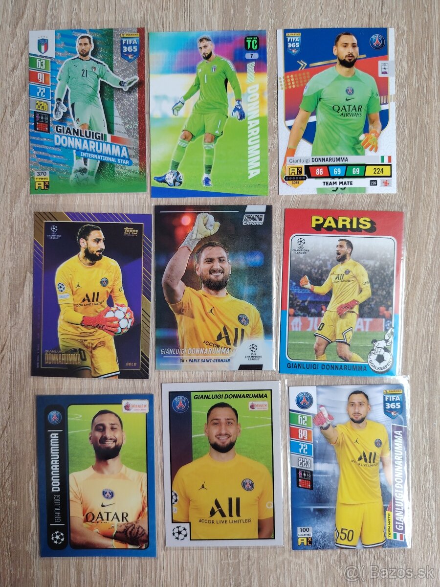 Donnarumma, ter Stegen, Neuer, Courtois, Iniesta, Marquez