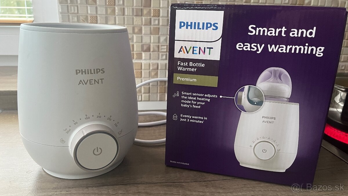 Ohrievač fliaš a príkrmov Philips avent