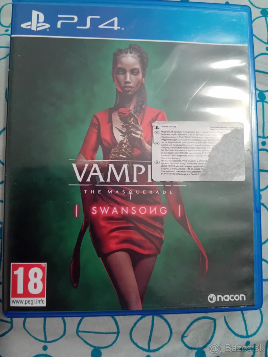 PS4 - hry- Vampire - 5eur