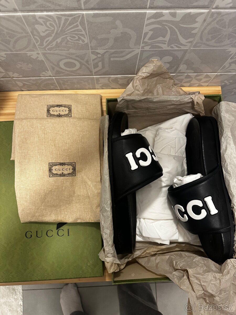 Gucci pánske šľapky