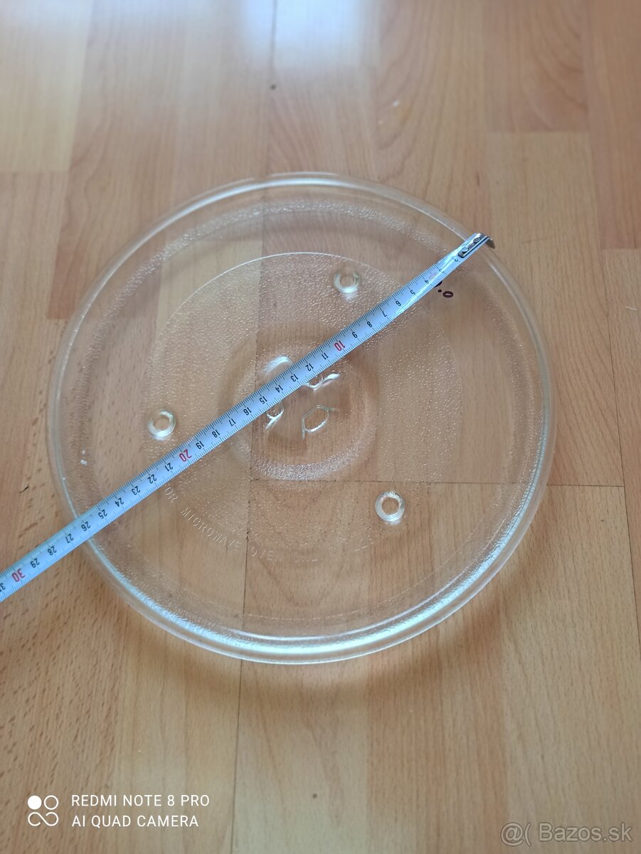 Sklenený tanier - mikrovlnka (24,5-25,5-27cm)