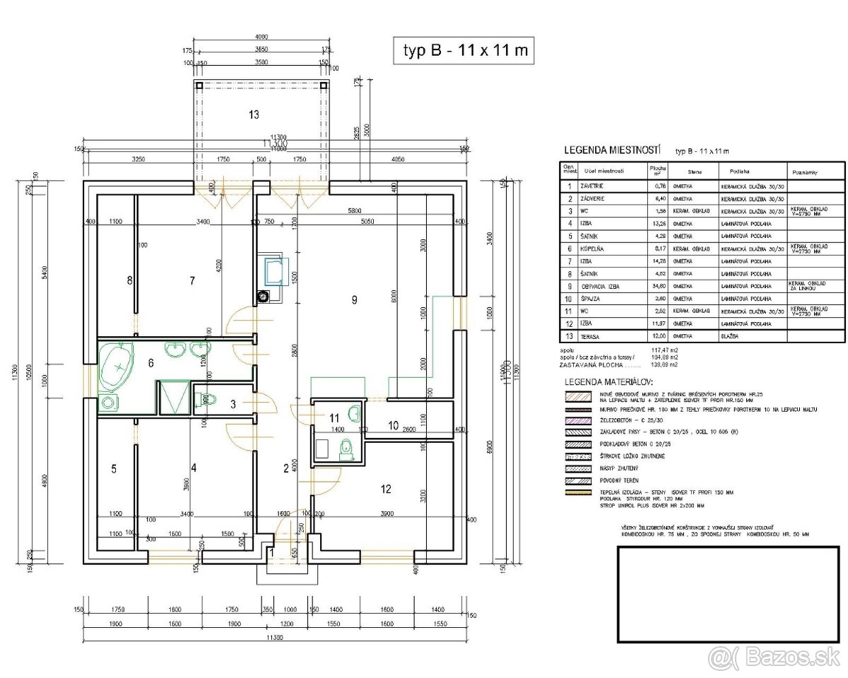 4I BUNGALOVY NA PREDAJ V JASOVEJ - PROJEKT