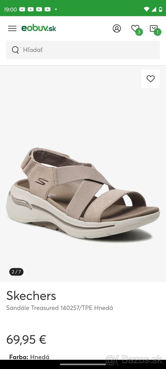 Skechers dámske sandále, veľkosť 40
