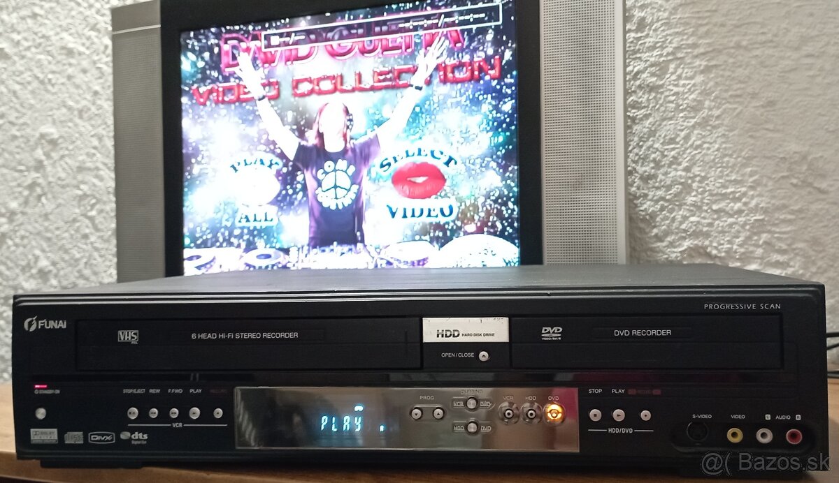 FUNAI T3A-A8182DB .... DVD/HDD/VHS videorekorder ....