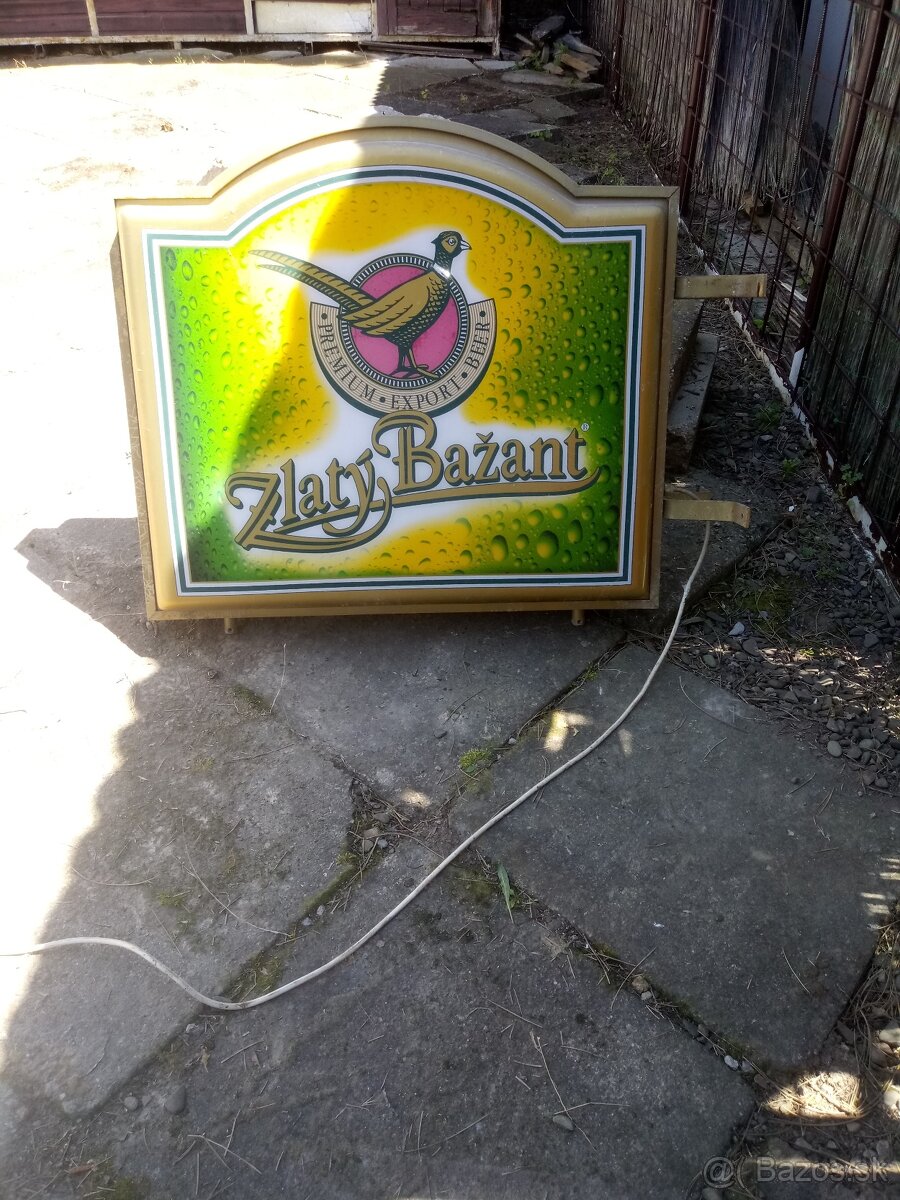 Darujem svetelnu reklamu Zl.Bažant