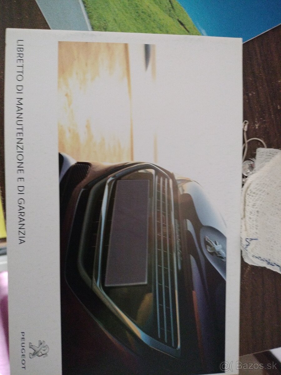 Peugeot servisná knižka