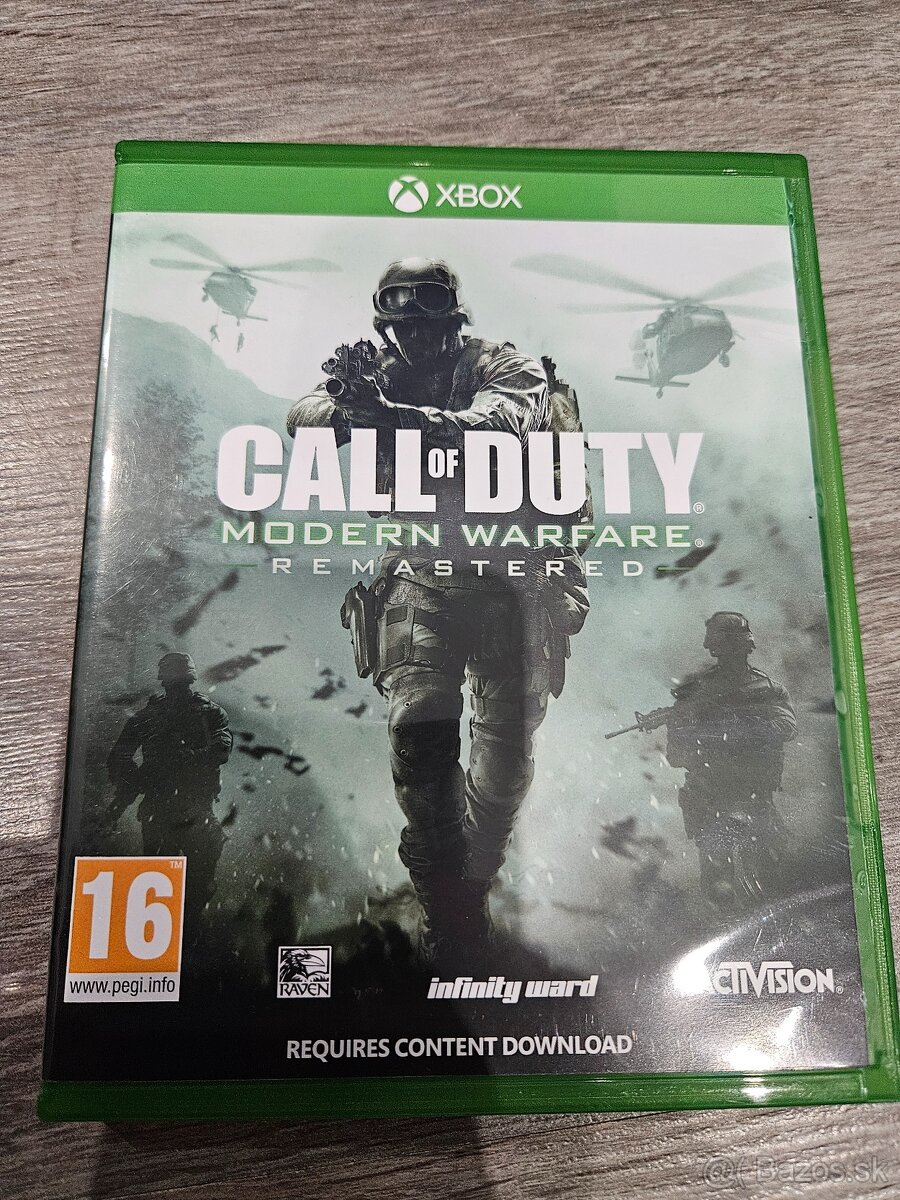 COD 4 Modern Warfare remastered XBOX ONE, SERIES X