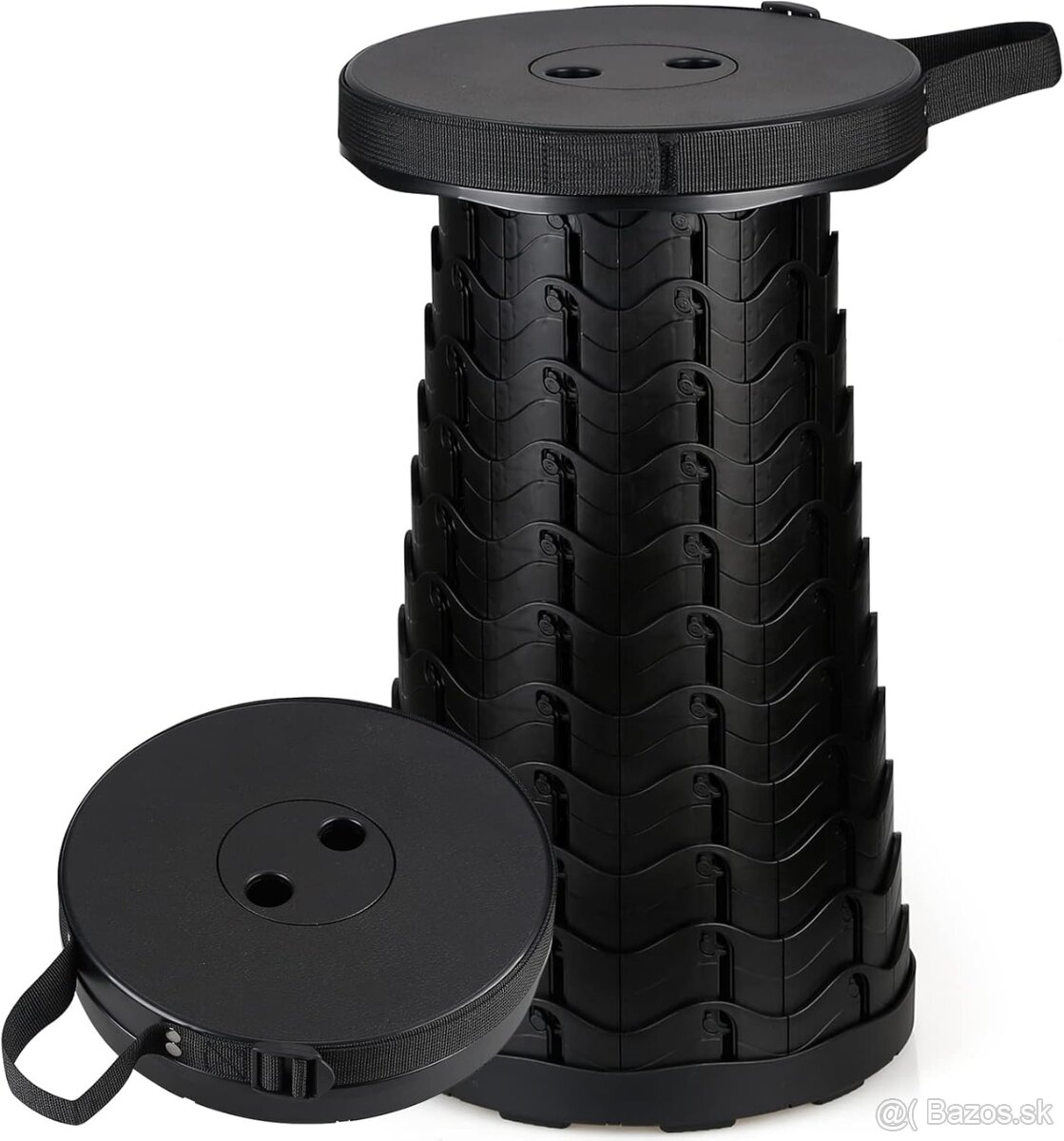Stolička ING&HOM MO-002 čierna, nosnosť 180kg